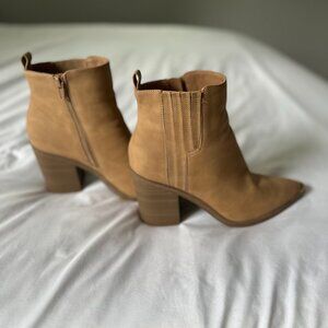 Tan Heeled Boots